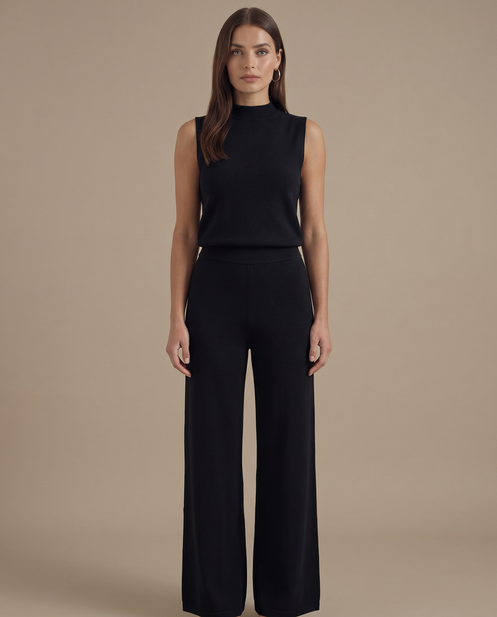 Lena Eleganter Einteiler Weites Bein