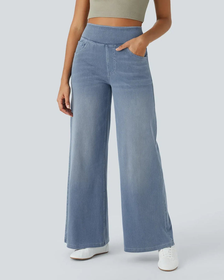 Evie Bequeme Hose Hohe Taille