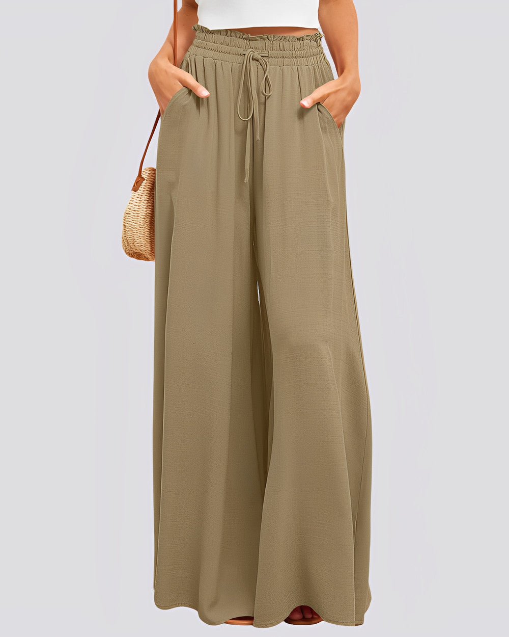 Veronica Weite Leinenhose Damen