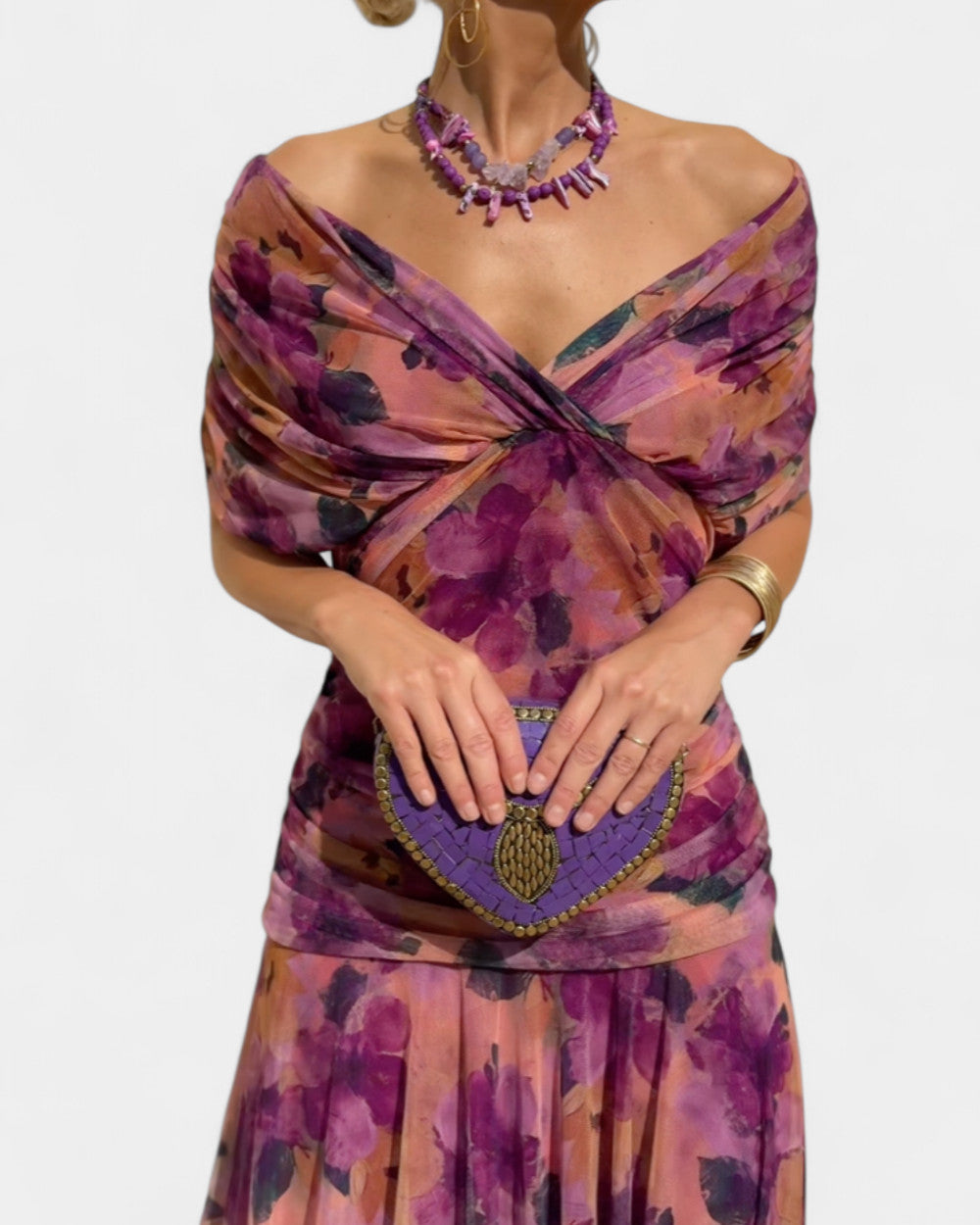 Eryzziah Langes Abendkleid Damen