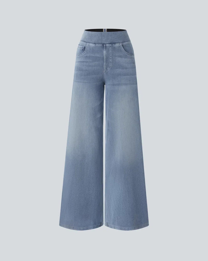 Evie Bequeme Hose Hohe Taille