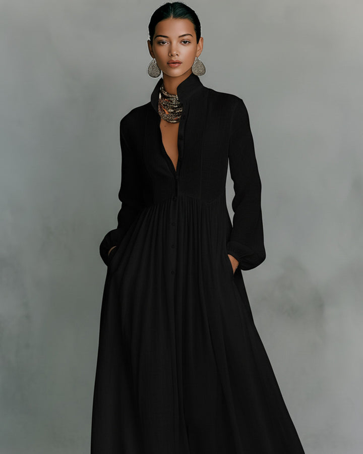 Lena Langes Baumwoll-Leinen-Kleid