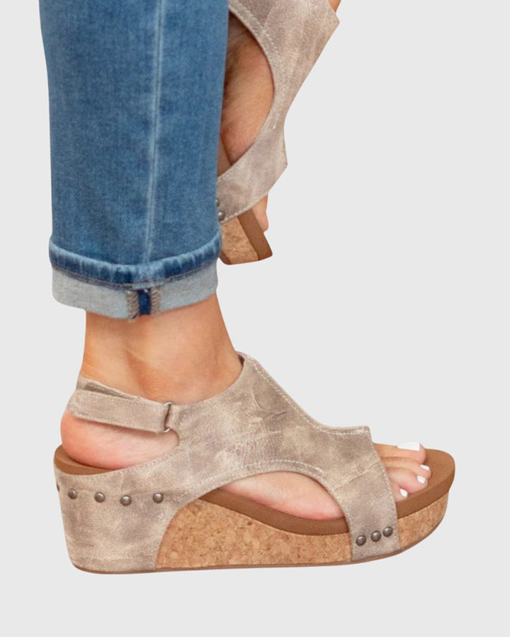 Adela Bequeme Sandalen Damen Sommer