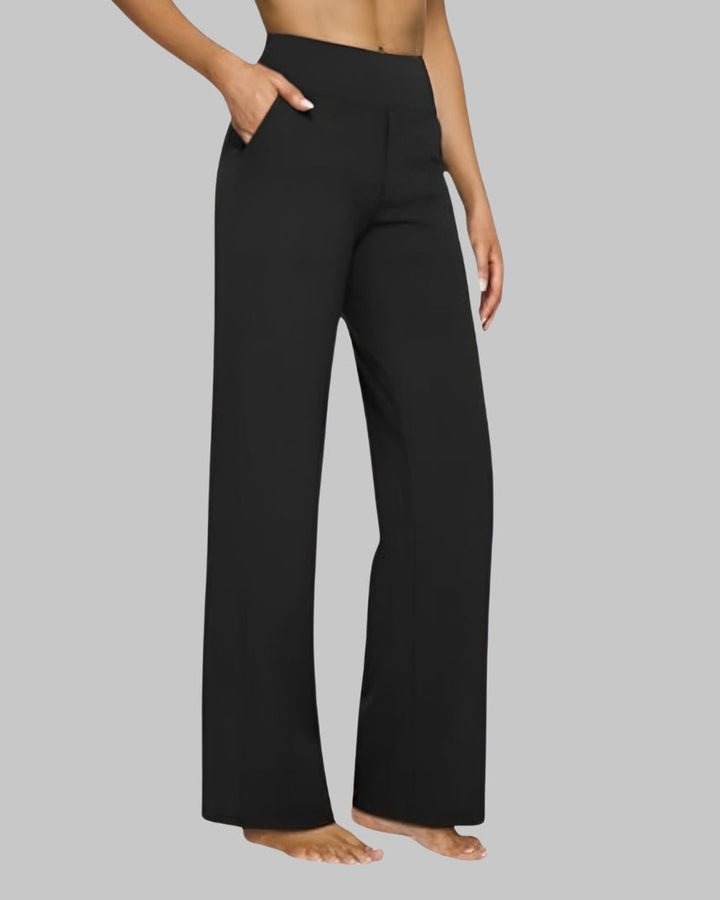 Nina Dehnbare Hochbundhose Taschen