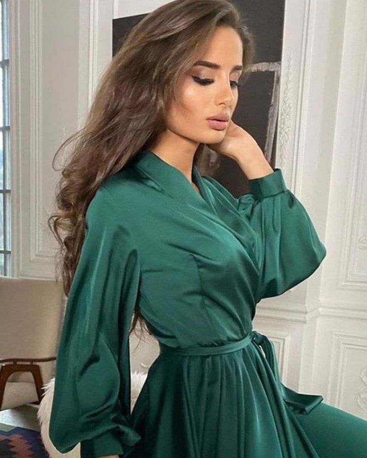 Sascha Seidenes Abendkleid Damen