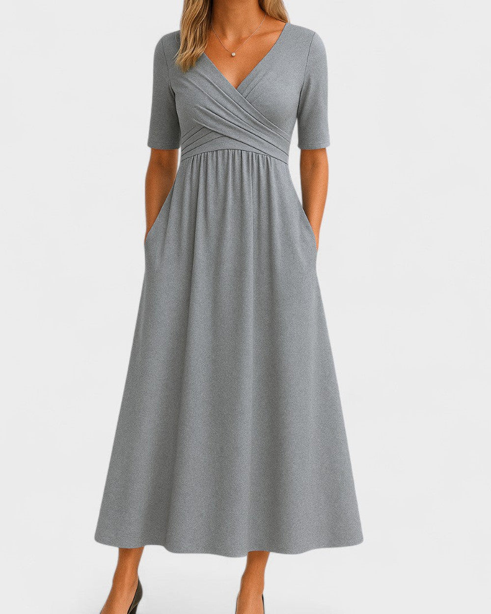Ida Elegantes Kleid Midi Damen
