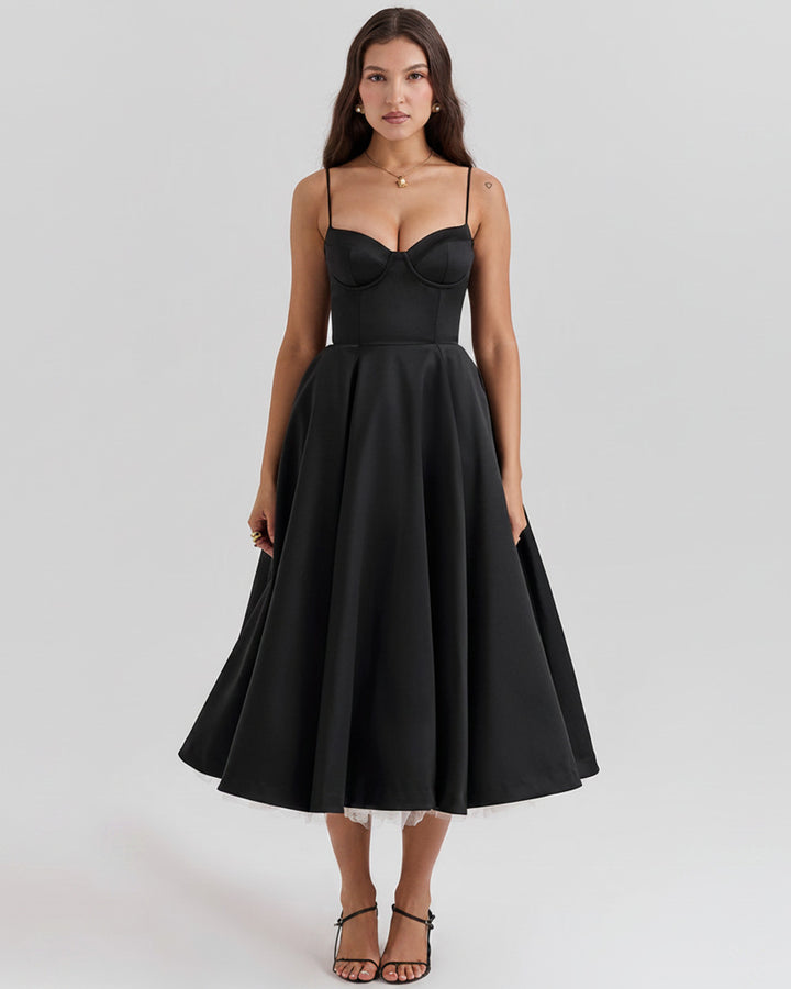 Sophia Elegantes Schlankmachendes Kleid