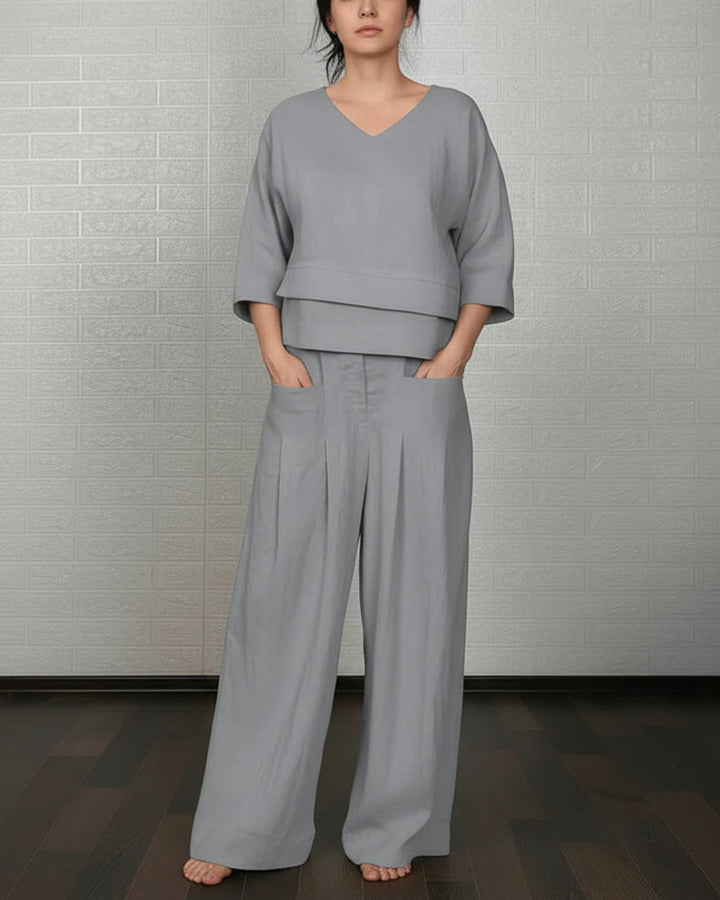 Lennie Elegantes Zweiteiliges Damen-Komfort-Set