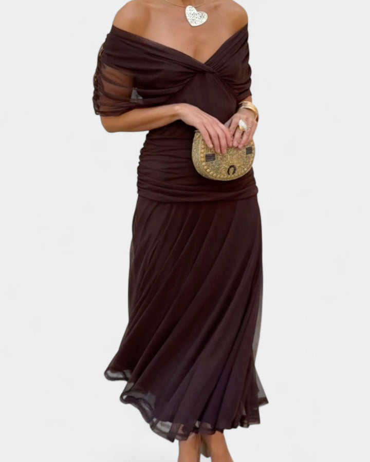 Eryzziah Langes Abendkleid Damen