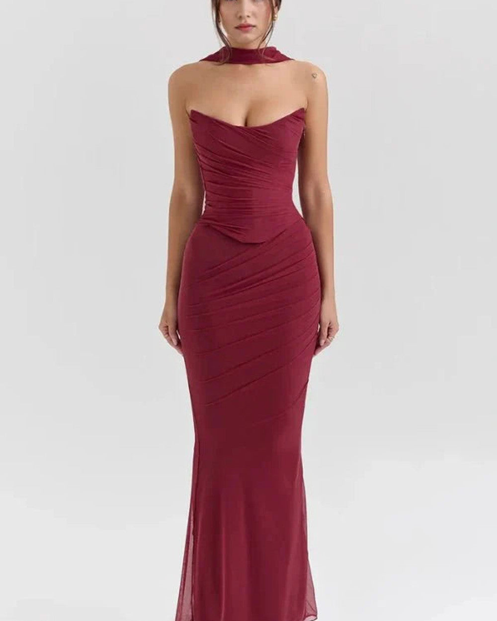 Hailey Langes Abendkleid Damen Elegant