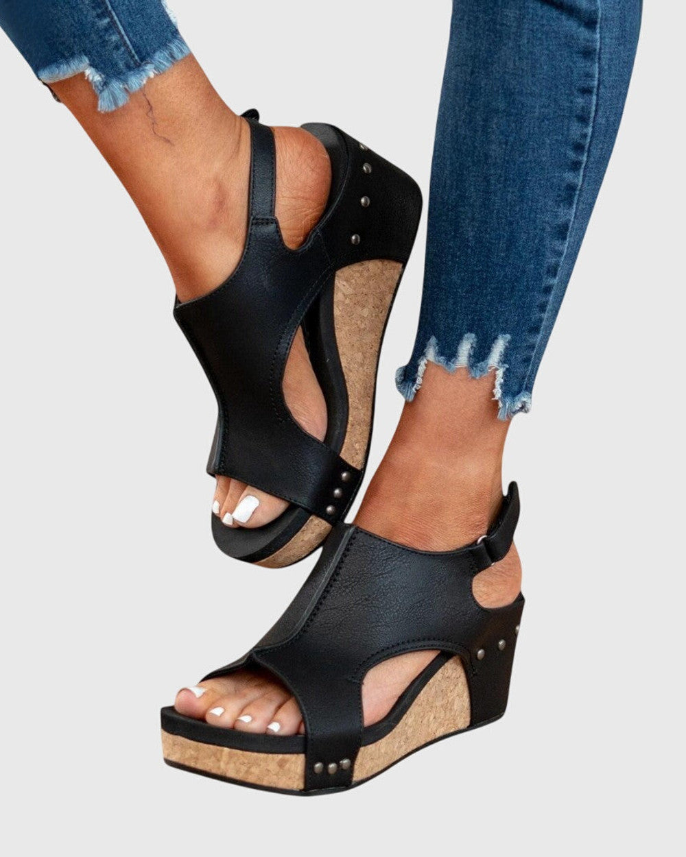 Adela Bequeme Sandalen Damen Sommer