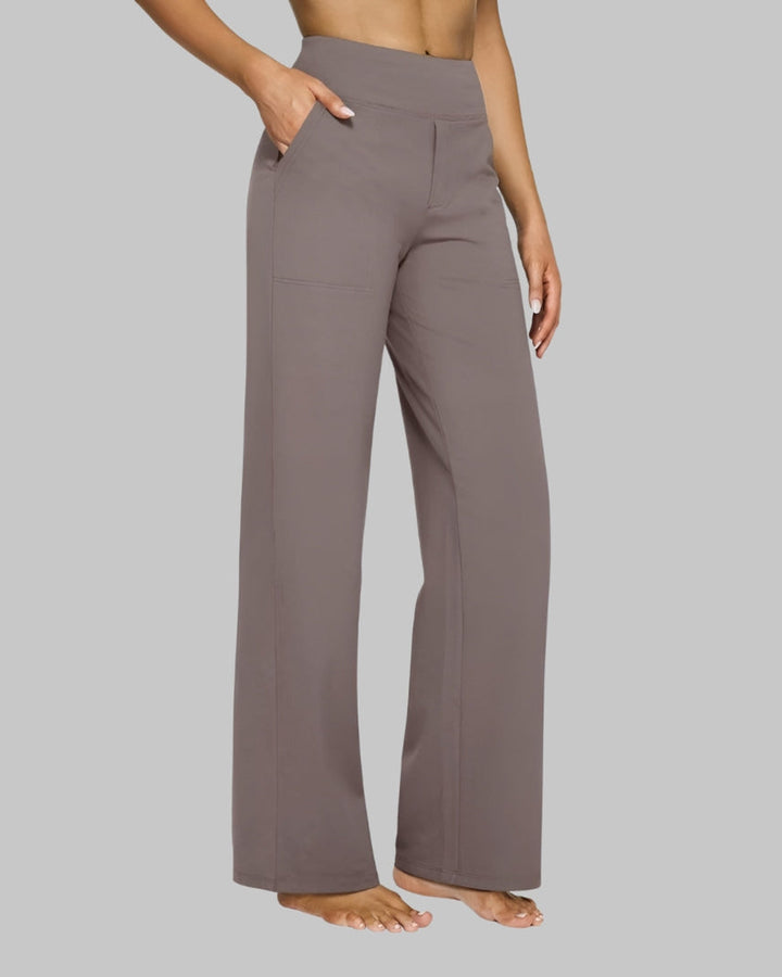 Nina Dehnbare Hochbundhose Taschen