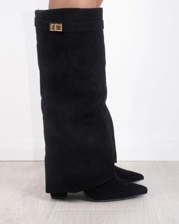Damen Stiefel mit hohem Schaft