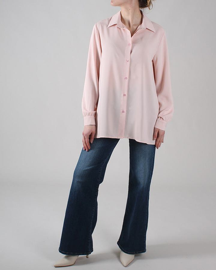 Lena Weite Damen Bluse Hemdkragen