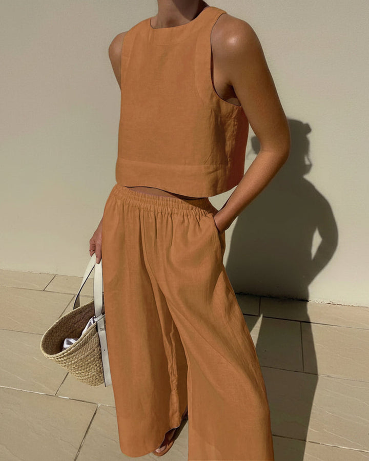 Lena Zweiteiliges Oberteil Hose Set