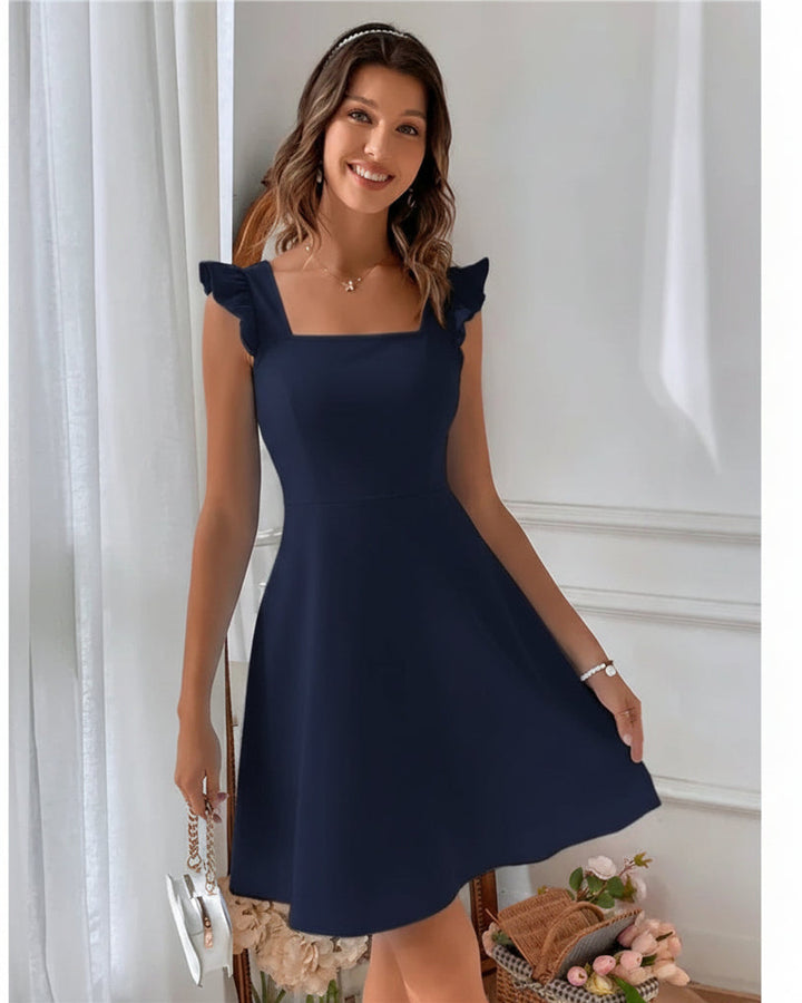 Lena Ausgestelltes Sommerkleid Volant