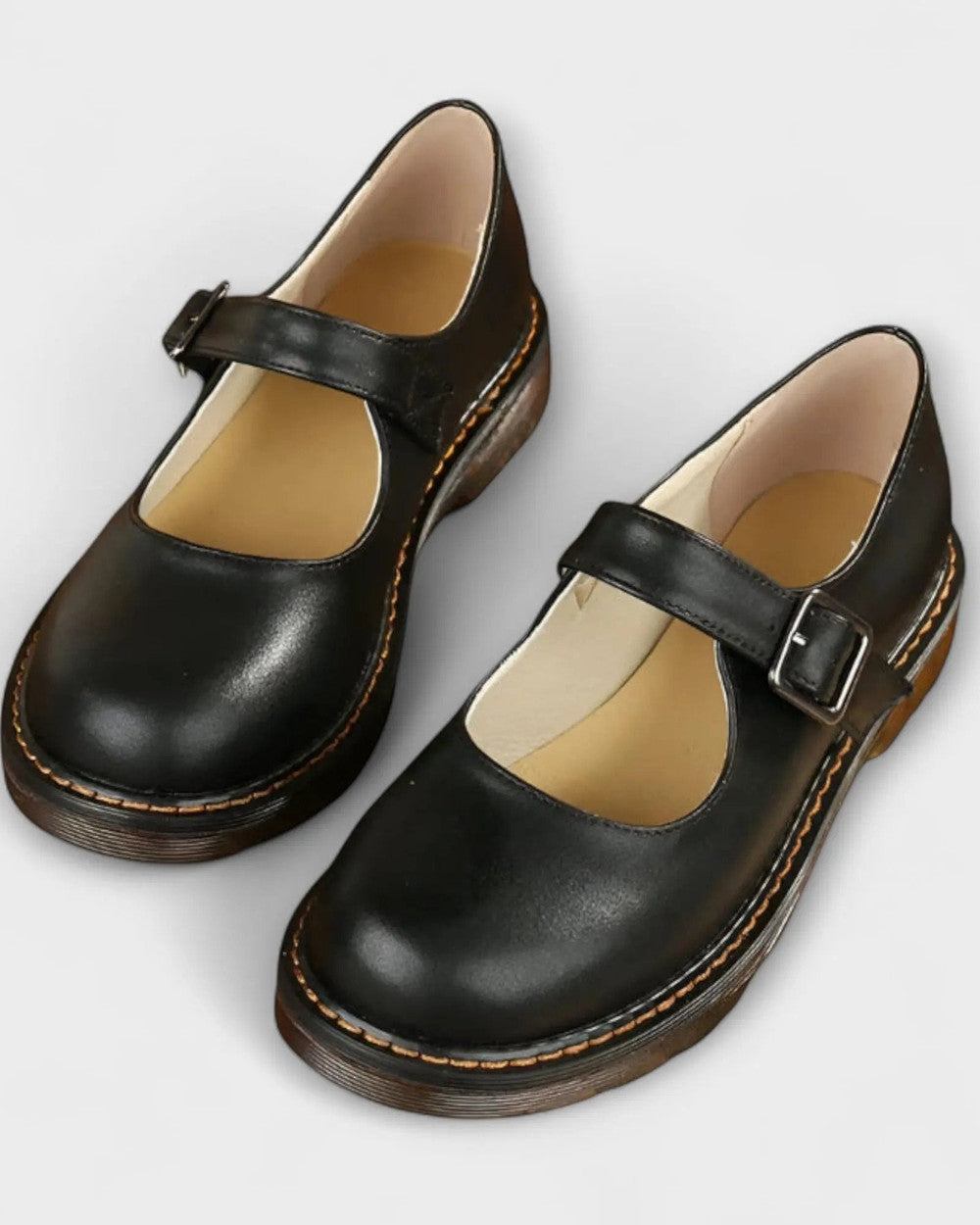 Lena Klassische Riemchenschuhe Flach