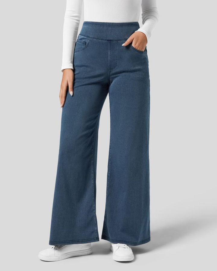 Evie Bequeme Hose Hohe Taille