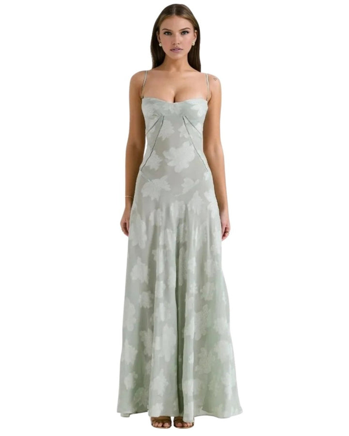 Lena Langes Korsett Abendkleid Spitze