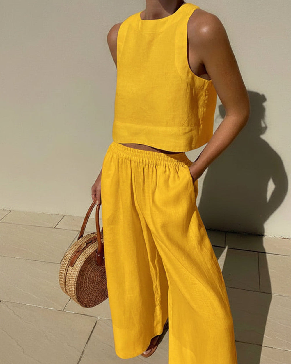 Lena Zweiteiliges Oberteil Hose Set