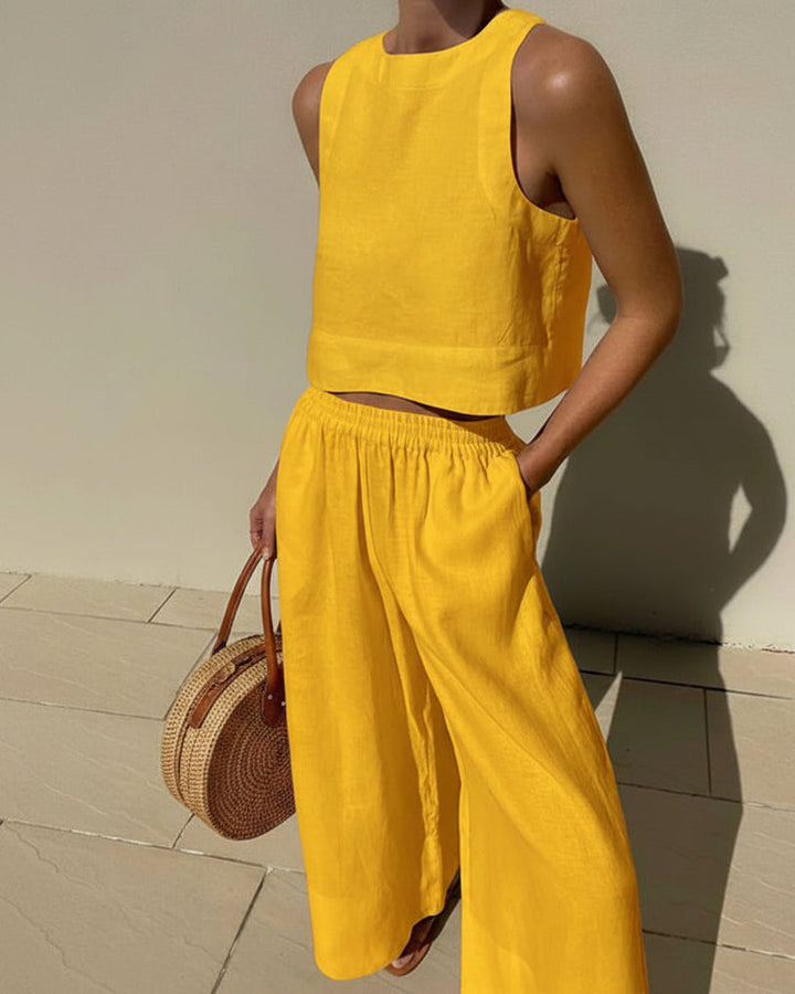 Lena Zweiteiliges Oberteil Hose Set