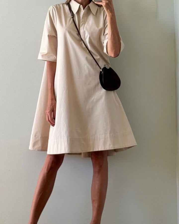 Laetitia Elegantes Beiges Damenkleid