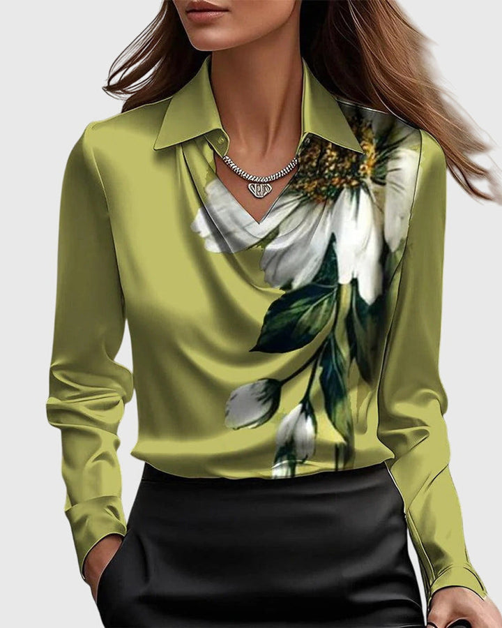 Lena Elegante Bluse Langarm Damen
