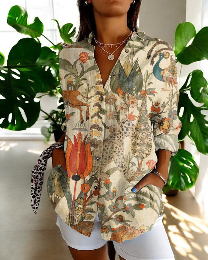 Irelle Bluse Blumenmuster Damen