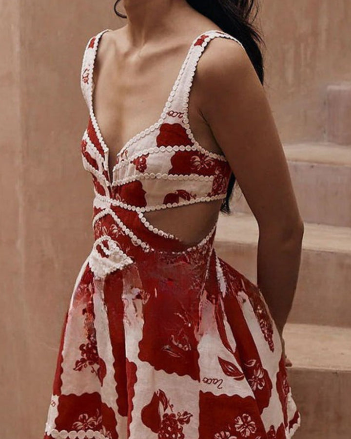 Lucia Leinen Minikleid Damen