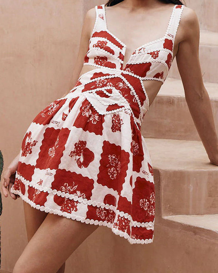 Lucia Leinen Minikleid Damen