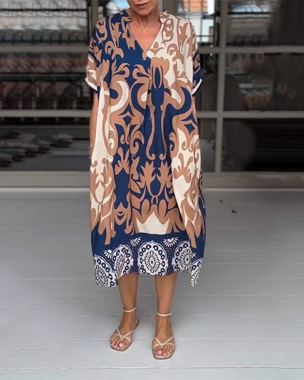 Amelia Boho Bauchbedeckung Kleid Damen