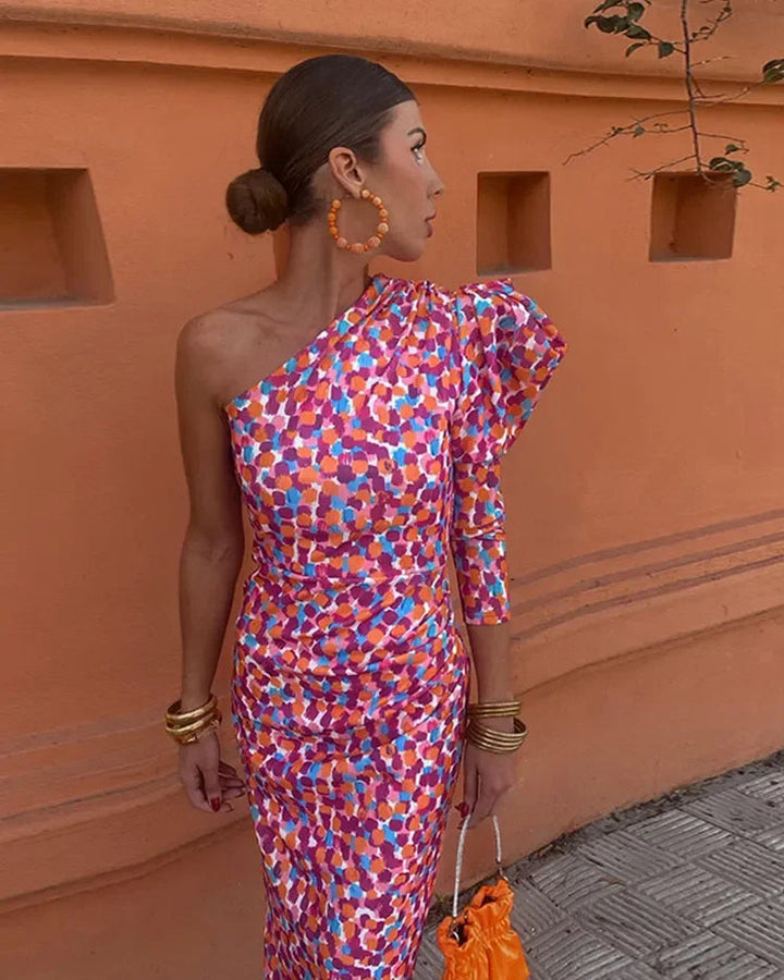 Lena Asymmetrisches Abendkleid