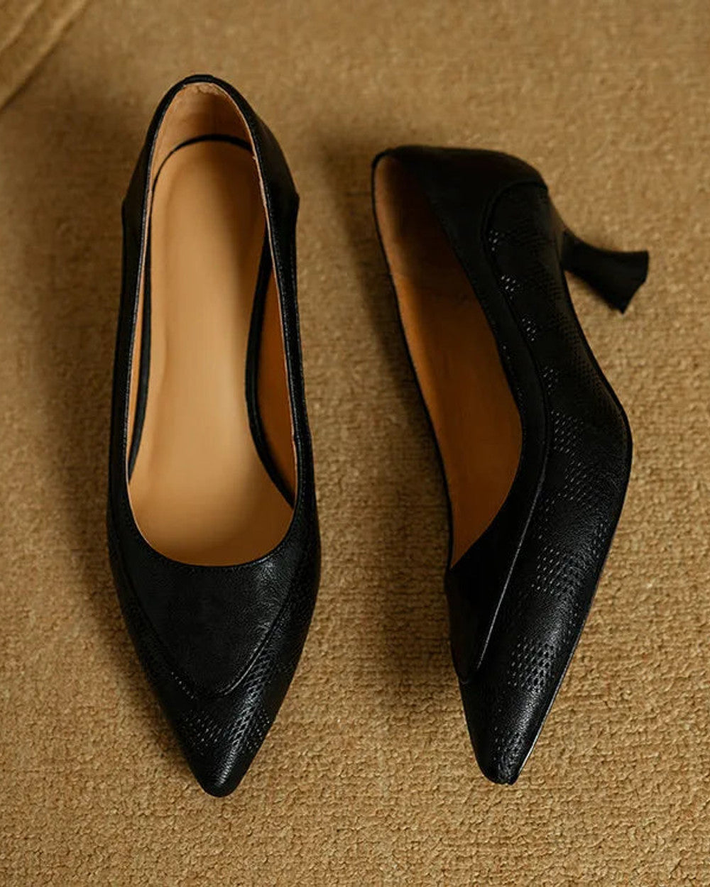 Amalia Leder Absatzschuhe Damen