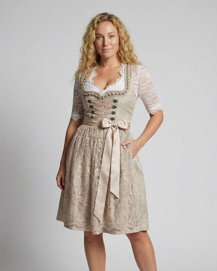 Heidi Traditionelles Dirndlkleid Schnürmieder