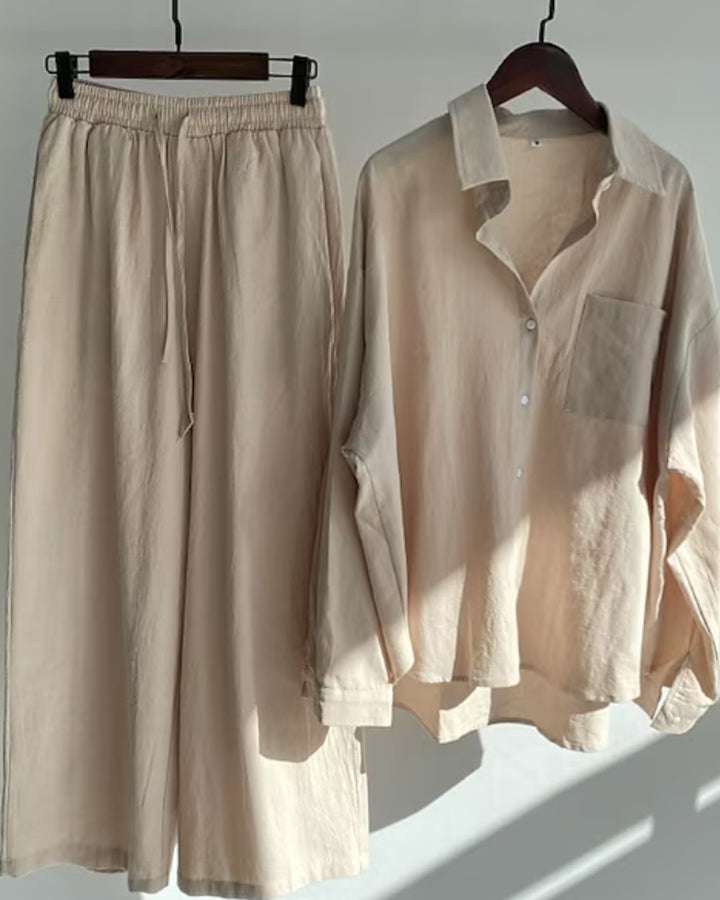 Vivianne Leinen-Ensemble Sommerkleid