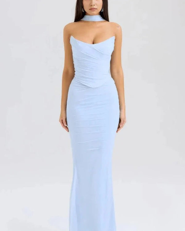 Hailey Langes Abendkleid Damen Elegant