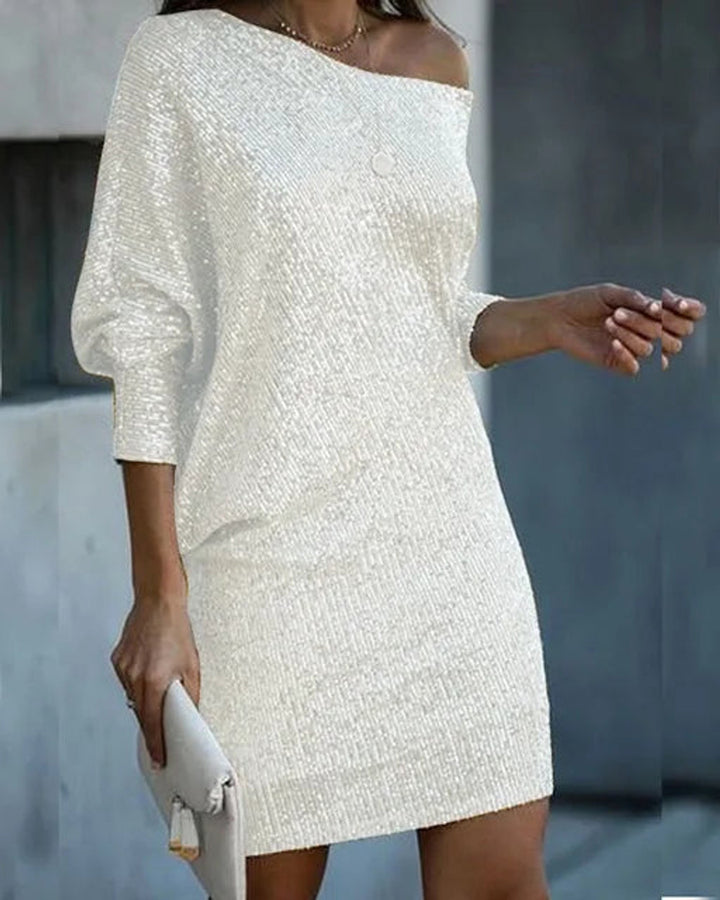 Aria Pailletten Festkleid Damen