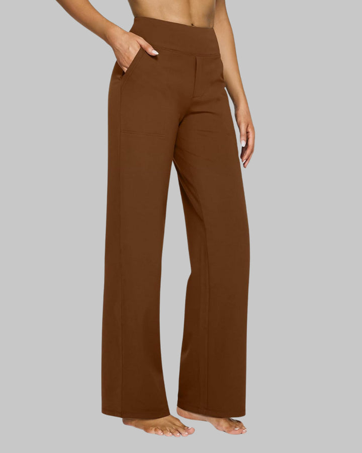 Nina Dehnbare Hochbundhose Taschen