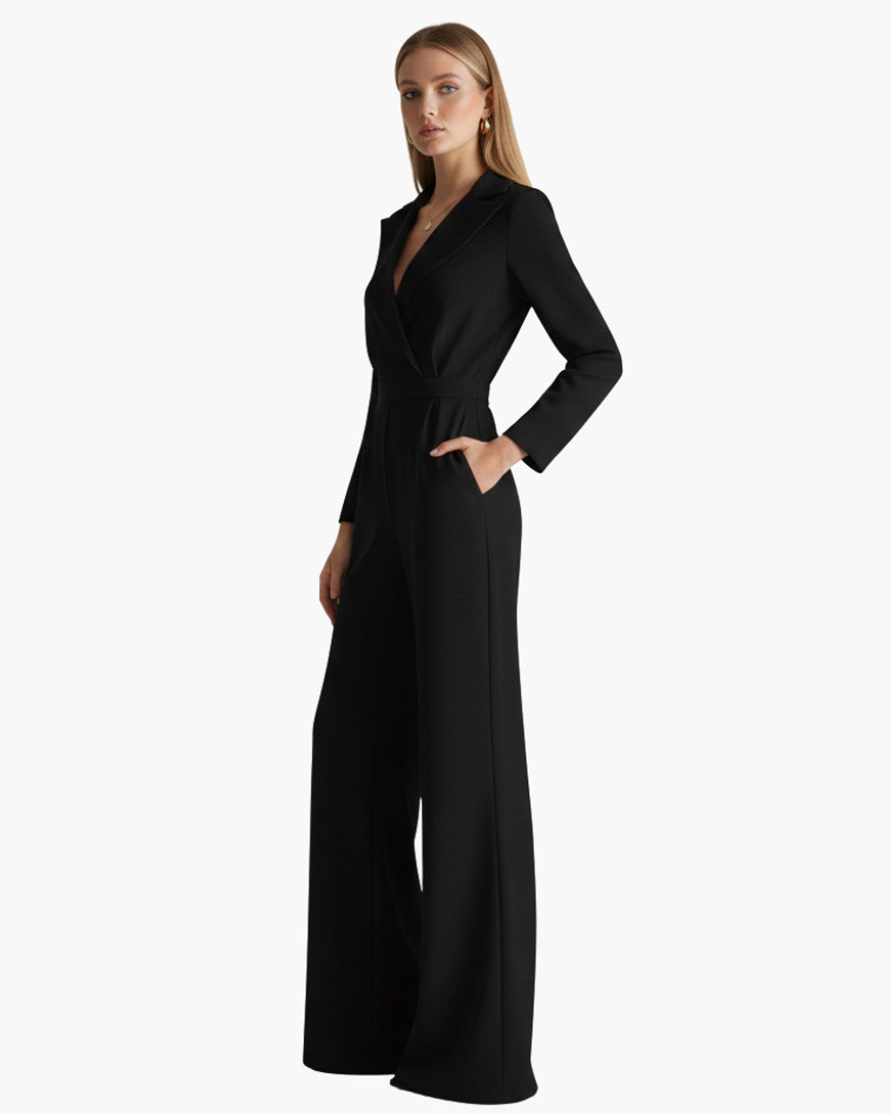 Lena Langarm-Overall mit Kragen