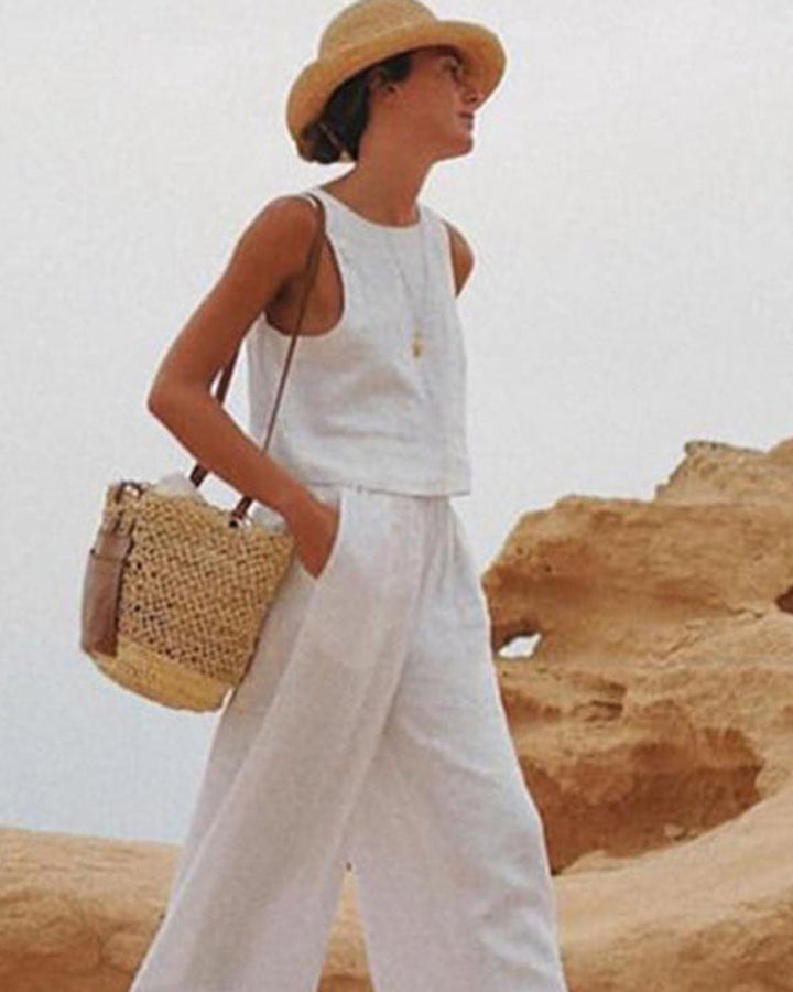 Lena Zweiteiliges Oberteil Hose Set