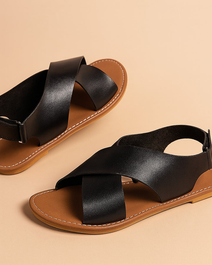 Savannah Kreuzbandriemen Sandalen Damen