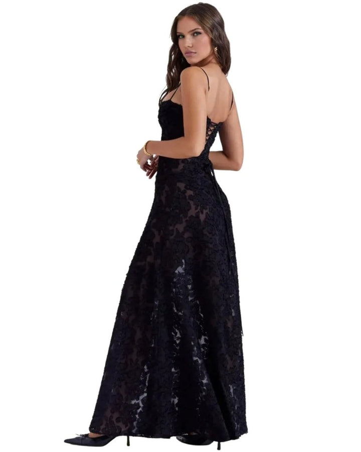 Lena Langes Korsett Abendkleid Spitze