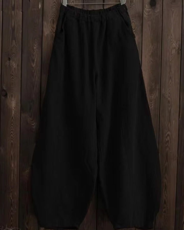 Alina Luftige Leinen Baumwolle Hose