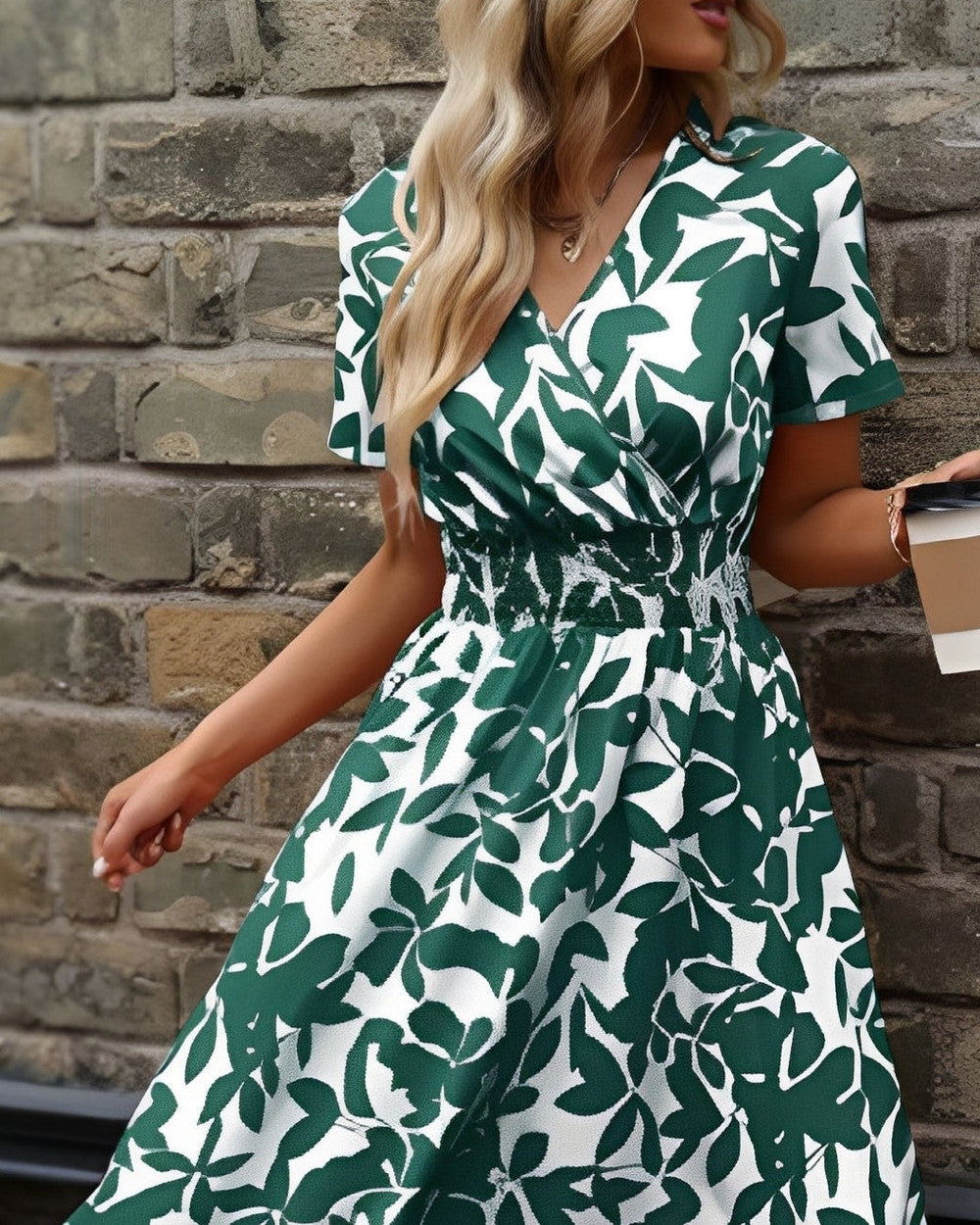 Tianna Sommerkleid V-Ausschnitt Damen