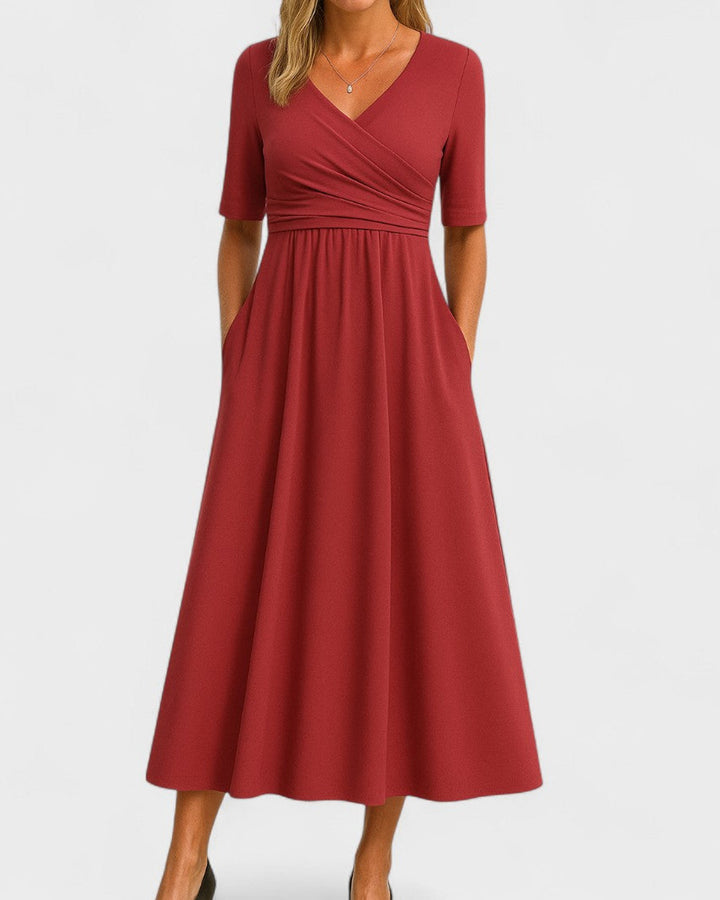 Ida Elegantes Kleid Midi Damen