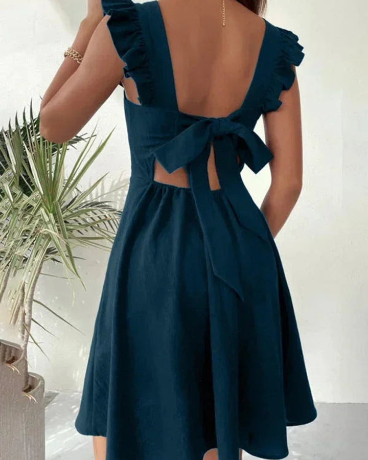 Lena Ausgestelltes Sommerkleid Volant
