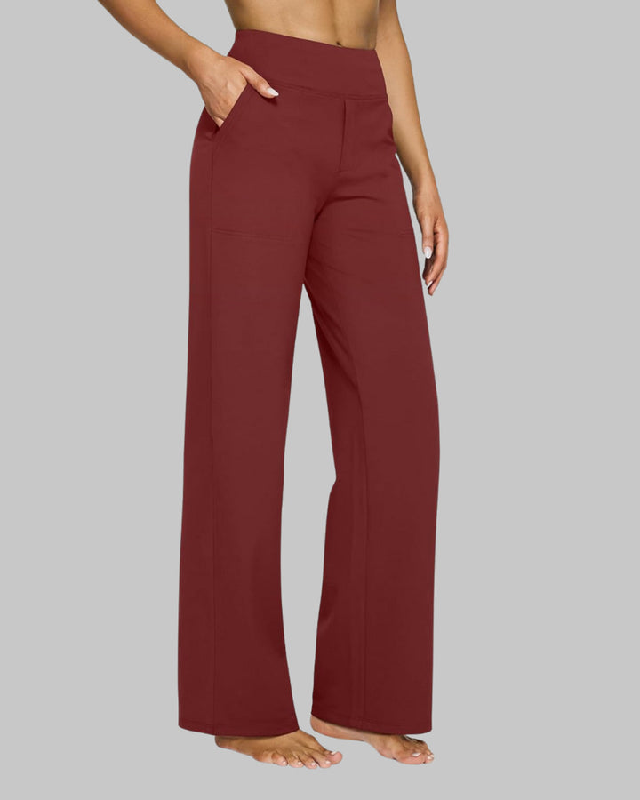 Nina Dehnbare Hochbundhose Taschen