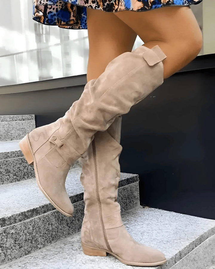 Madeleine Hohe Wildleder Stiefel Damen