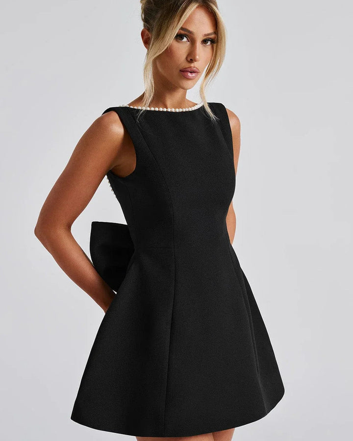 Lena Kurzes Kleid Schleife Rücken