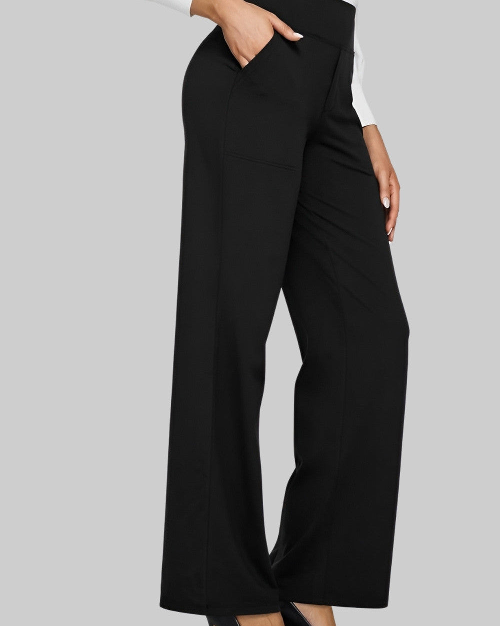Nina Dehnbare Hochbundhose Taschen